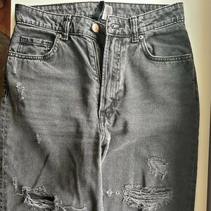 Divided Charcoal Denim Pants